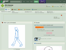 Tablet Screenshot of mini-mooose.deviantart.com