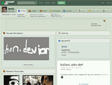 Tablet Screenshot of lemis.deviantart.com