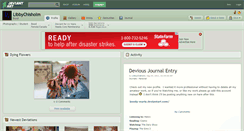 Desktop Screenshot of libbychisholm.deviantart.com