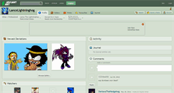 Desktop Screenshot of lancelightninghog.deviantart.com