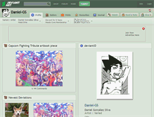 Tablet Screenshot of daniel-gs.deviantart.com