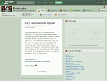 Tablet Screenshot of photolust.deviantart.com