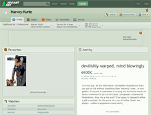 Tablet Screenshot of harvey-kurtz.deviantart.com