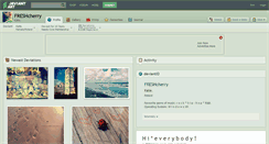 Desktop Screenshot of freshcherry.deviantart.com