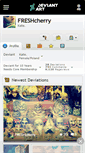 Mobile Screenshot of freshcherry.deviantart.com