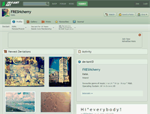 Tablet Screenshot of freshcherry.deviantart.com