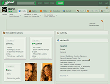 Tablet Screenshot of laurici.deviantart.com