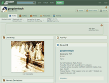 Tablet Screenshot of gangstersteph.deviantart.com