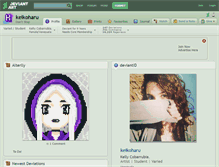 Tablet Screenshot of keikoharu.deviantart.com