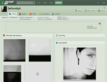 Tablet Screenshot of deformity0.deviantart.com