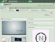 Tablet Screenshot of hitman7112.deviantart.com