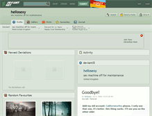 Tablet Screenshot of hellosexy.deviantart.com