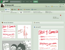 Tablet Screenshot of ix-demyx-mn.deviantart.com