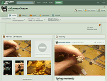 Tablet Screenshot of halloween-season.deviantart.com