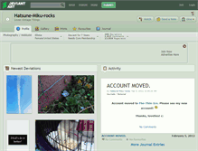 Tablet Screenshot of hatsune-miku-rocks.deviantart.com