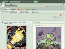 Tablet Screenshot of house-of-rawlings.deviantart.com