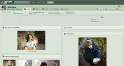 Desktop Screenshot of littlesara.deviantart.com