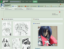 Tablet Screenshot of eunice-p.deviantart.com