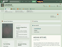 Tablet Screenshot of lockxshock.deviantart.com