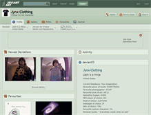 Tablet Screenshot of jynx-clothing.deviantart.com