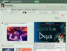 Tablet Screenshot of ls-kuroyami.deviantart.com