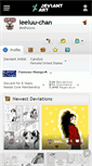 Mobile Screenshot of leeluu-chan.deviantart.com