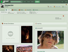 Tablet Screenshot of dziubek304.deviantart.com