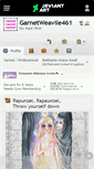Mobile Screenshot of garnetweavile461.deviantart.com