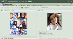 Desktop Screenshot of crystal-dream.deviantart.com