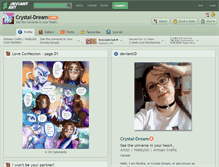Tablet Screenshot of crystal-dream.deviantart.com
