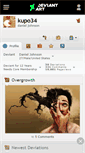 Mobile Screenshot of kupo34.deviantart.com