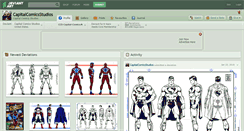 Desktop Screenshot of capitalcomicsstudios.deviantart.com