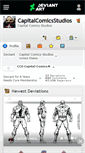Mobile Screenshot of capitalcomicsstudios.deviantart.com