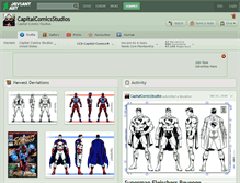 Tablet Screenshot of capitalcomicsstudios.deviantart.com