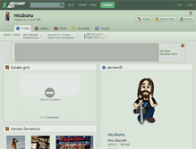 Tablet Screenshot of nicubunu.deviantart.com