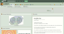Desktop Screenshot of invisibleson.deviantart.com
