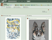 Tablet Screenshot of erikor.deviantart.com