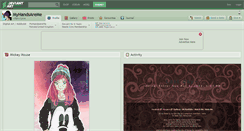 Desktop Screenshot of myhandsareme.deviantart.com
