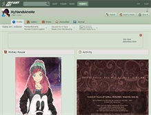 Tablet Screenshot of myhandsareme.deviantart.com