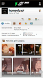 Mobile Screenshot of homeofyaoi.deviantart.com