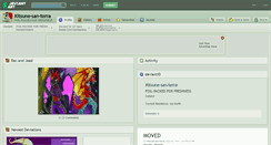 Desktop Screenshot of kitsune-san-terra.deviantart.com