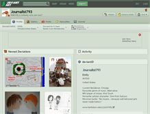 Tablet Screenshot of journalist793.deviantart.com