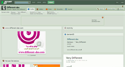 Desktop Screenshot of different-des.deviantart.com
