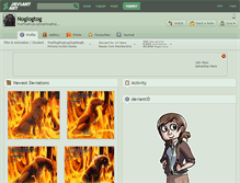 Tablet Screenshot of noglogtog.deviantart.com
