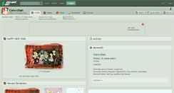 Desktop Screenshot of coru-chan.deviantart.com