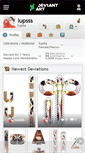 Mobile Screenshot of lupsss.deviantart.com