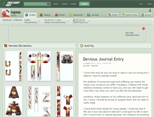 Tablet Screenshot of lupsss.deviantart.com