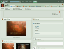 Tablet Screenshot of lgv91.deviantart.com