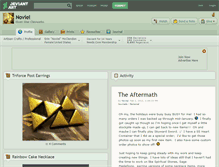 Tablet Screenshot of noviel.deviantart.com