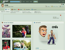 Tablet Screenshot of crula.deviantart.com